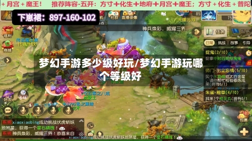 梦幻手游多少级好玩/梦幻手游玩哪个等级好-第2张图片