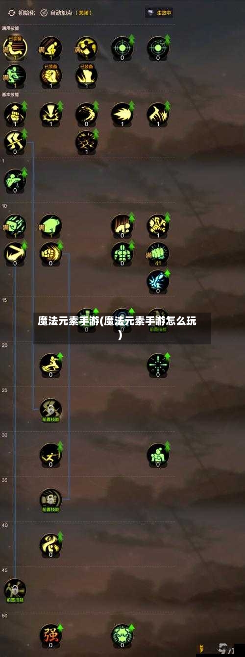 魔法元素手游(魔法元素手游怎么玩)