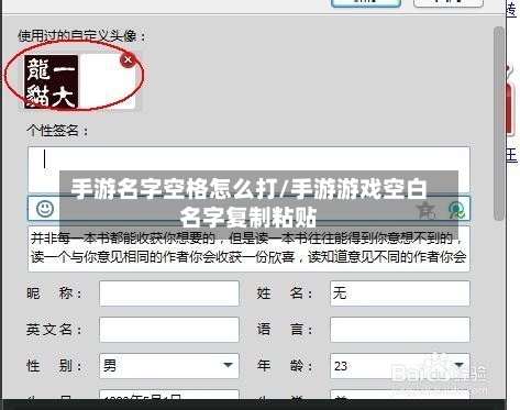 手游名字空格怎么打/手游游戏空白名字复制粘贴-第2张图片