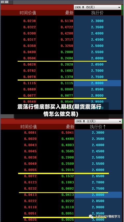 震荡行情底部买入期权(期货震荡行情怎么做交易)