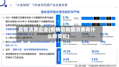 疫情消费企业(疫情后我国消费有什么新变化)