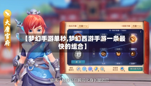 【梦幻手游单秒,梦幻西游手游一条最快的组合】-第2张图片