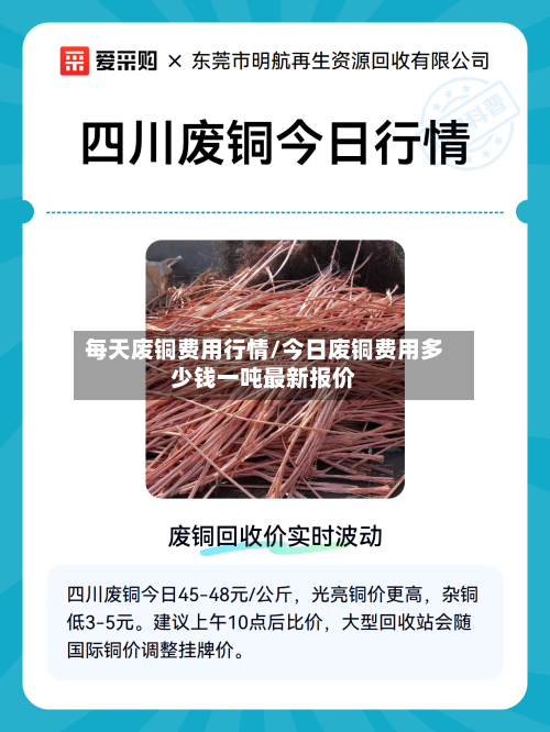 每天废铜费用行情/今日废铜费用多少钱一吨最新报价