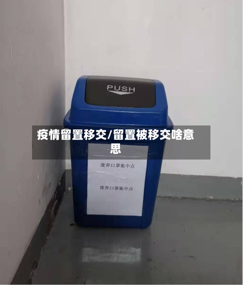 疫情留置移交/留置被移交啥意思-第2张图片