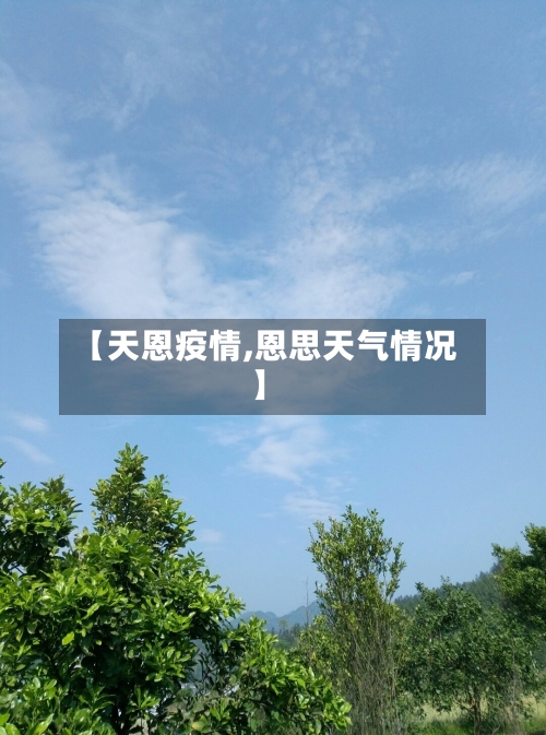 【天恩疫情,恩思天气情况】