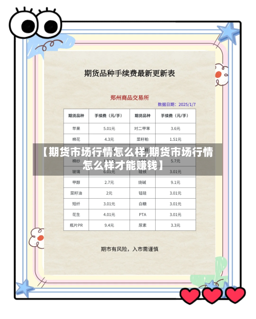 【期货市场行情怎么样,期货市场行情怎么样才能赚钱】-第2张图片
