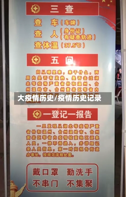 大疫情历史/疫情历史记录-第2张图片