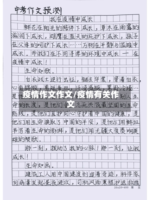 疫情作文作文/疫情有关作文-第2张图片
