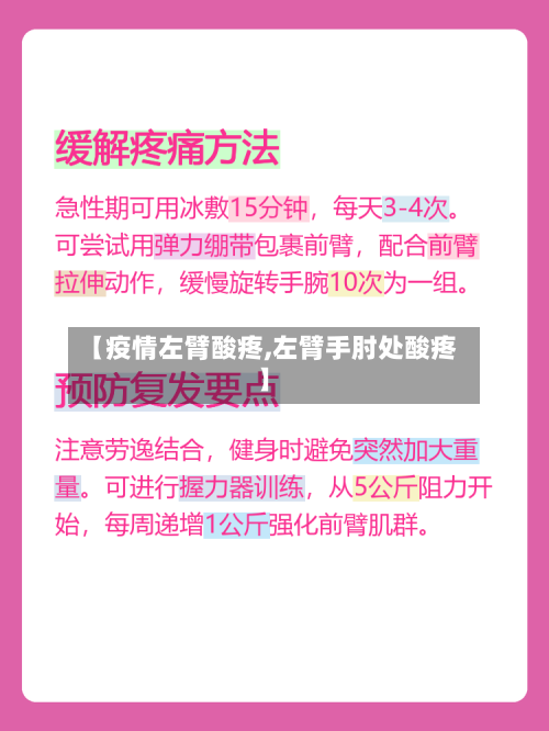 【疫情左臂酸疼,左臂手肘处酸疼】