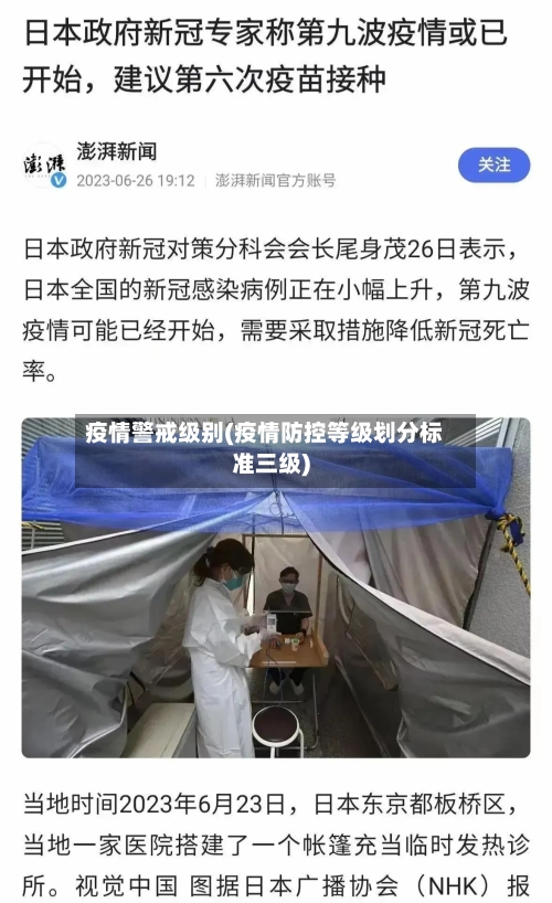 疫情警戒级别(疫情防控等级划分标准三级)