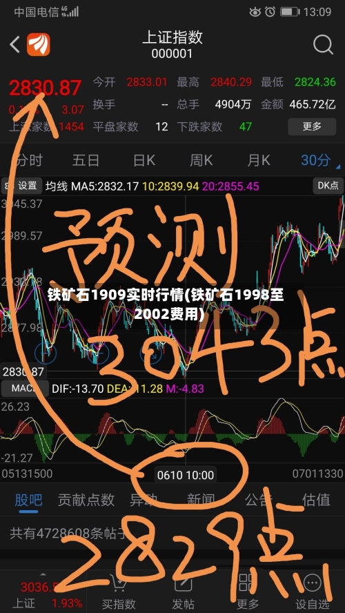 铁矿石1909实时行情(铁矿石1998至2002费用)-第2张图片