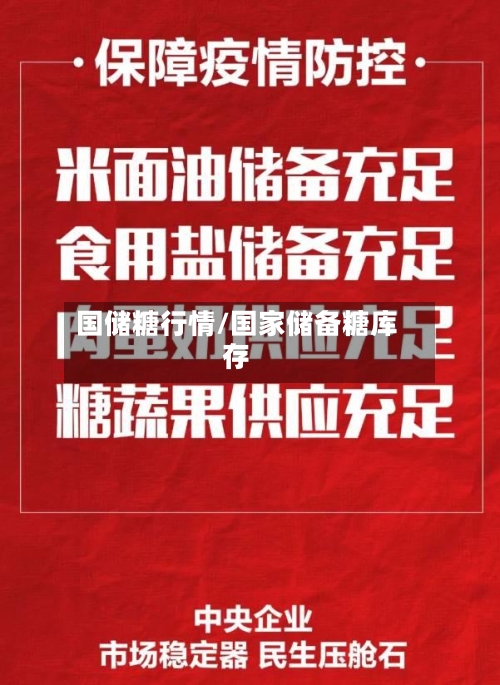 国储糖行情/国家储备糖库存-第2张图片