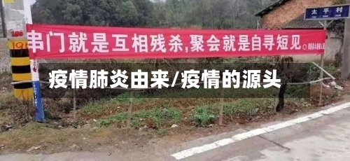 疫情肺炎由来/疫情的源头-第2张图片