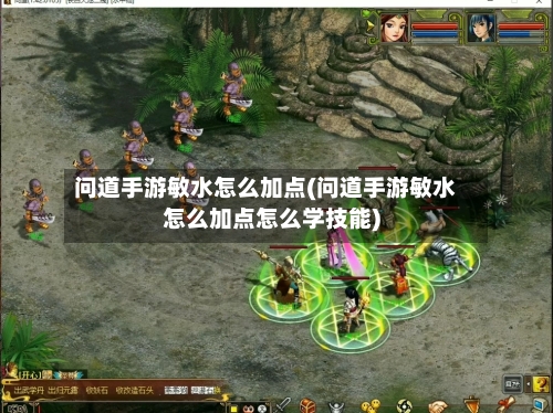 问道手游敏水怎么加点(问道手游敏水怎么加点怎么学技能)