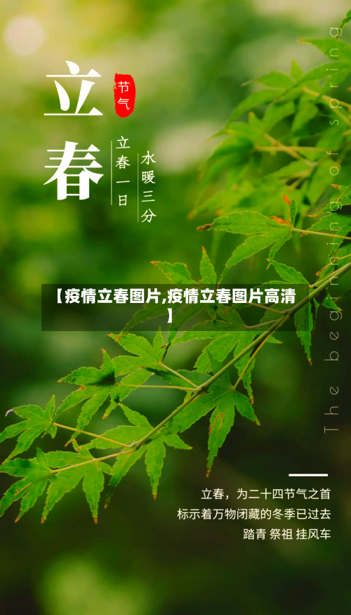 【疫情立春图片,疫情立春图片高清】-第3张图片