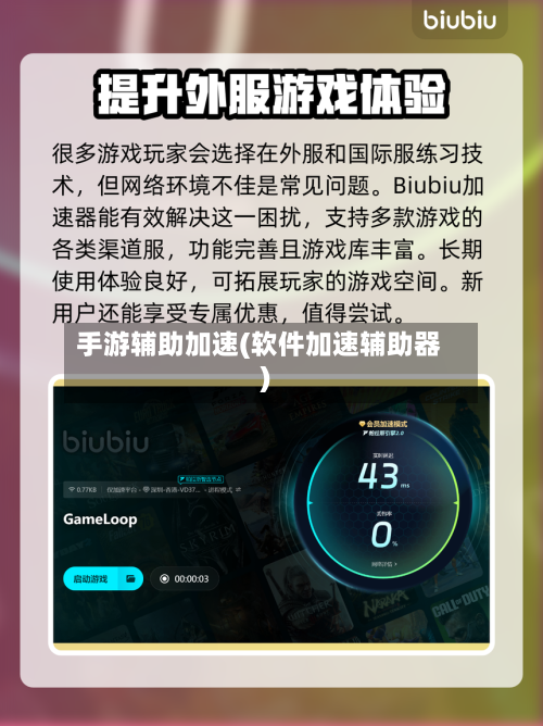 手游辅助加速(软件加速辅助器)