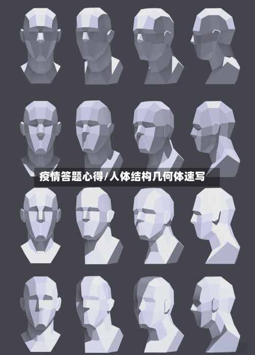 疫情答题心得/人体结构几何体速写