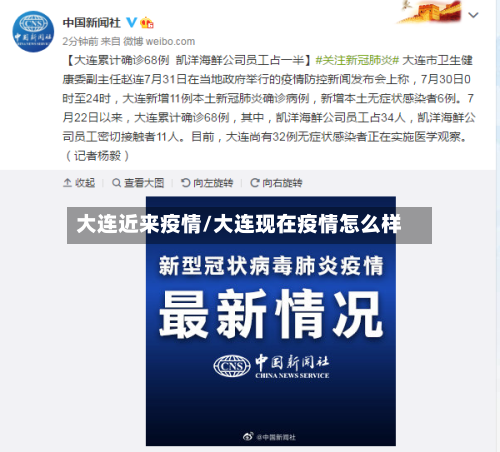 大连近来疫情/大连现在疫情怎么样-第2张图片