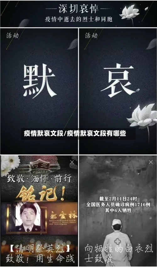 疫情默哀文段/疫情默哀文段有哪些