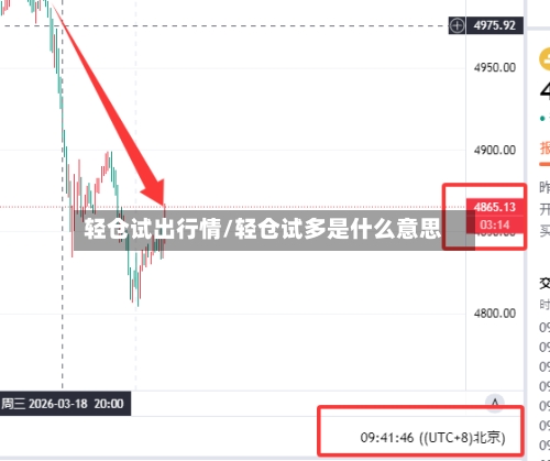 轻仓试出行情/轻仓试多是什么意思-第2张图片