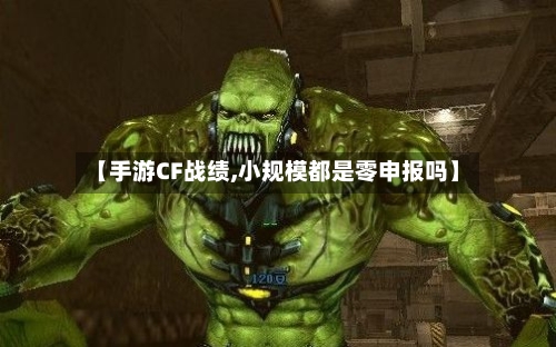 【手游CF战绩,小规模都是零申报吗】