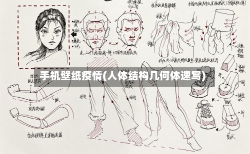 手机壁纸疫情(人体结构几何体速写)-第3张图片