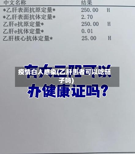 疫情白人感染(乙肝患者可以吃茄子吗)