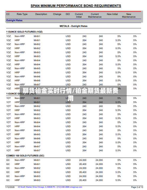 期货铂金实时行情/铂金期货最新费用-第2张图片