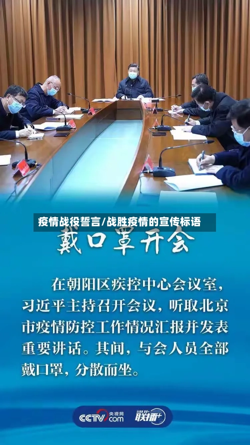 疫情战役誓言/战胜疫情的宣传标语-第2张图片