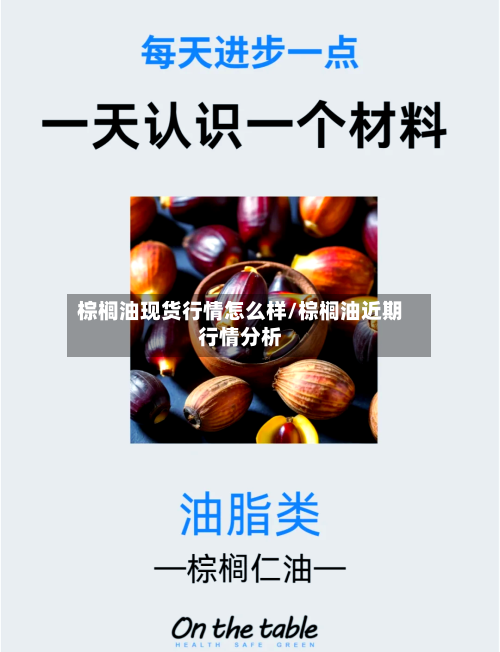 棕榈油现货行情怎么样/棕榈油近期行情分析-第2张图片