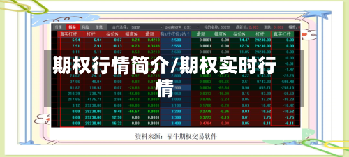 期权行情简介/期权实时行情-第3张图片