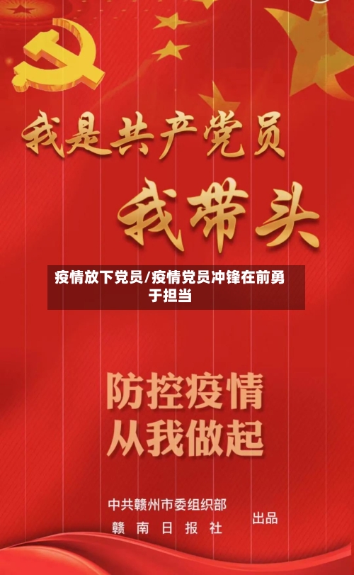 疫情放下党员/疫情党员冲锋在前勇于担当