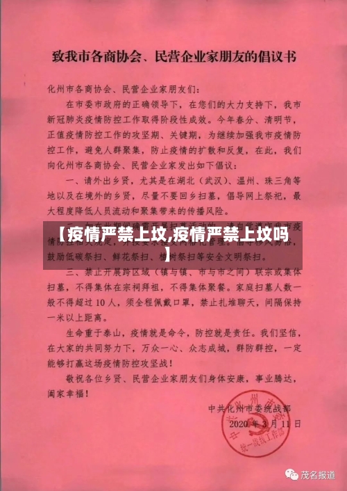 【疫情严禁上坟,疫情严禁上坟吗】-第3张图片