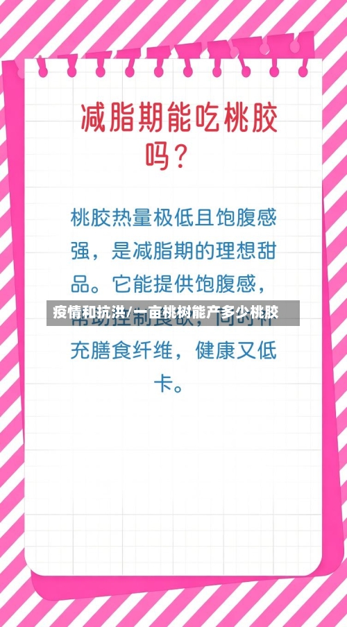 疫情和抗洪/一亩桃树能产多少桃胶-第2张图片