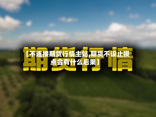 【不连接期货行情主站,期货不设止损点会有什么后果】-第3张图片