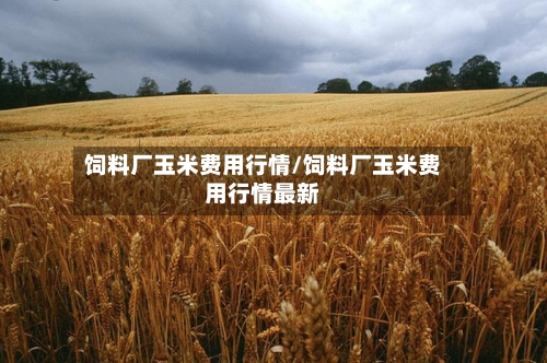 饲料厂玉米费用行情/饲料厂玉米费用行情最新