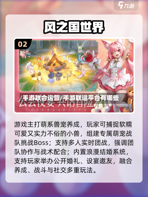 手游联合运营/手游联运平台有哪些