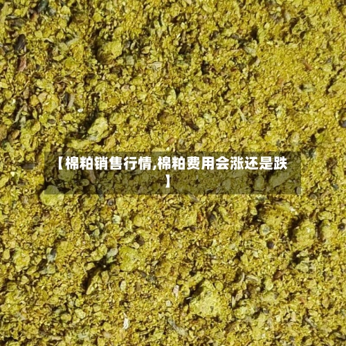 【棉粕销售行情,棉粕费用会涨还是跌】-第2张图片
