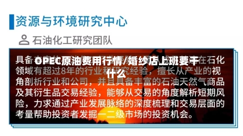 OPEC原油费用行情/婚纱店上班要干什么-第2张图片