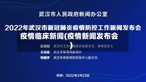 疫情临床新闻(疫情新闻发布会)-第2张图片
