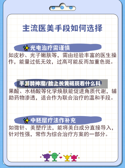 手游醉神魔/脸上长黄褐斑看什么科