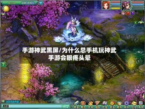 手游神武黑屏/为什么总手机玩神武手游会眼疼头晕