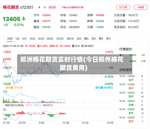 郑洲棉花期货实时行情(今日郑州棉花期货费用)