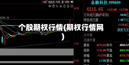 个股期权行情(期权行情网)