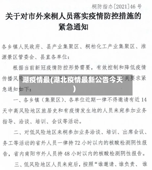 湖疫情最(湖北疫情最新公告今天)