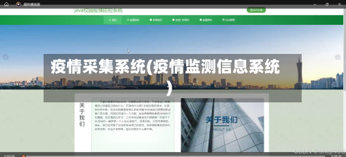 疫情采集系统(疫情监测信息系统)