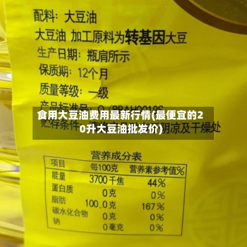 食用大豆油费用最新行情(最便宜的20升大豆油批发价)