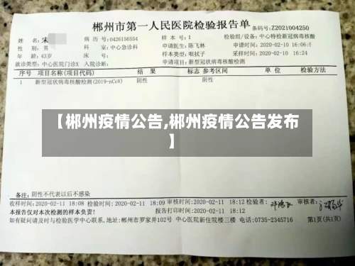 【郴州疫情公告,郴州疫情公告发布】-第2张图片