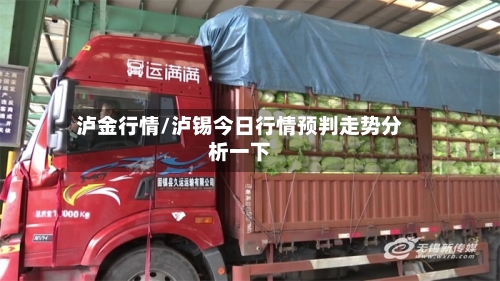 泸金行情/泸锡今日行情预判走势分析一下