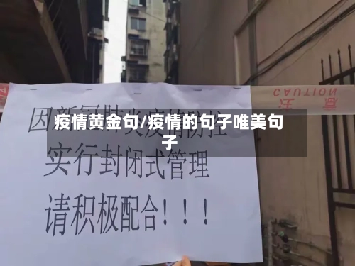 疫情黄金句/疫情的句子唯美句子